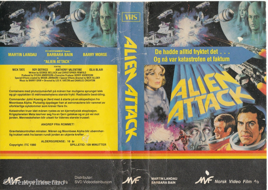 Download / Stream: Alien Attack. 1980. Vhs Big Box. Norwegian Subtitles.