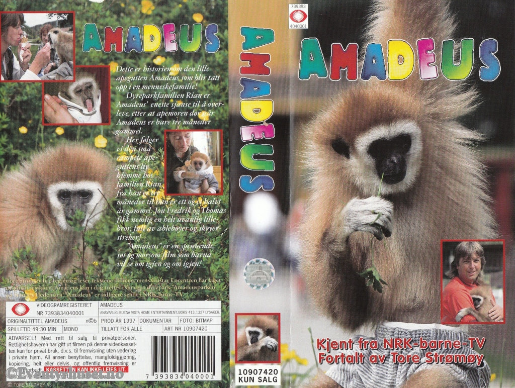 Download / Stream: Amadeus. 1997. Vhs. Norwegian. Vhs