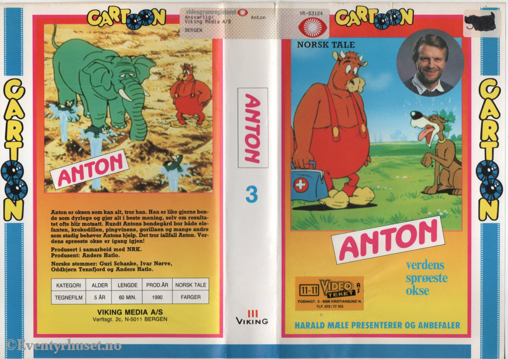 Download / Stream: Anton. Vol. 3. 1990. VHS Big Box. Norwegian dubbing. VHS