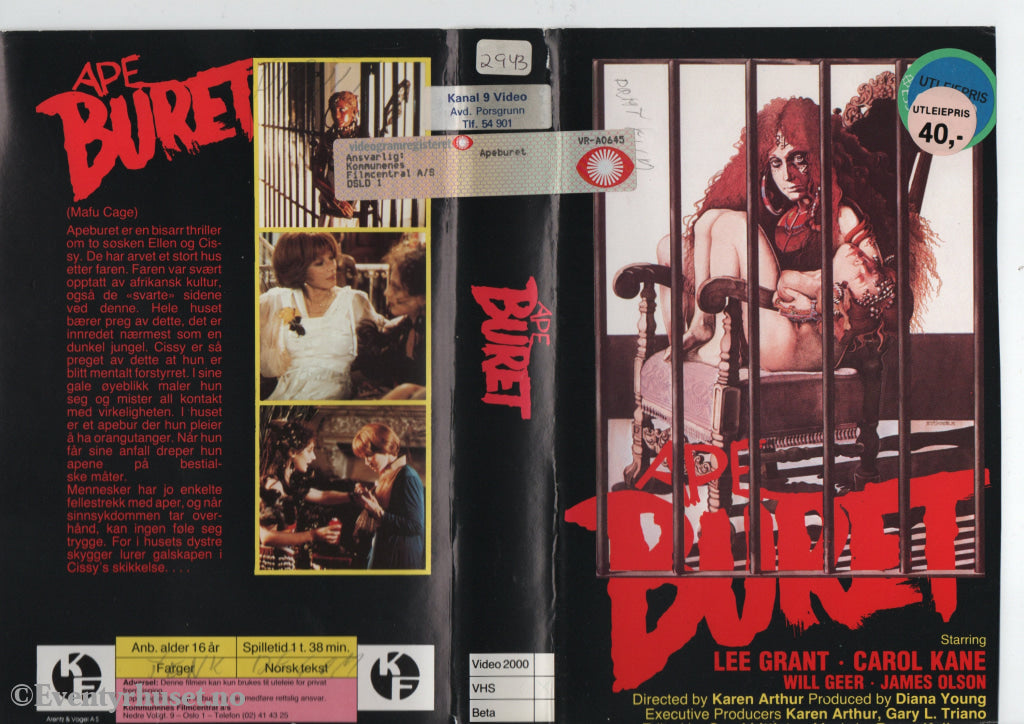 Download / Stream: Apeburet. VHS Big Box. Norwegian subtitles. VHS