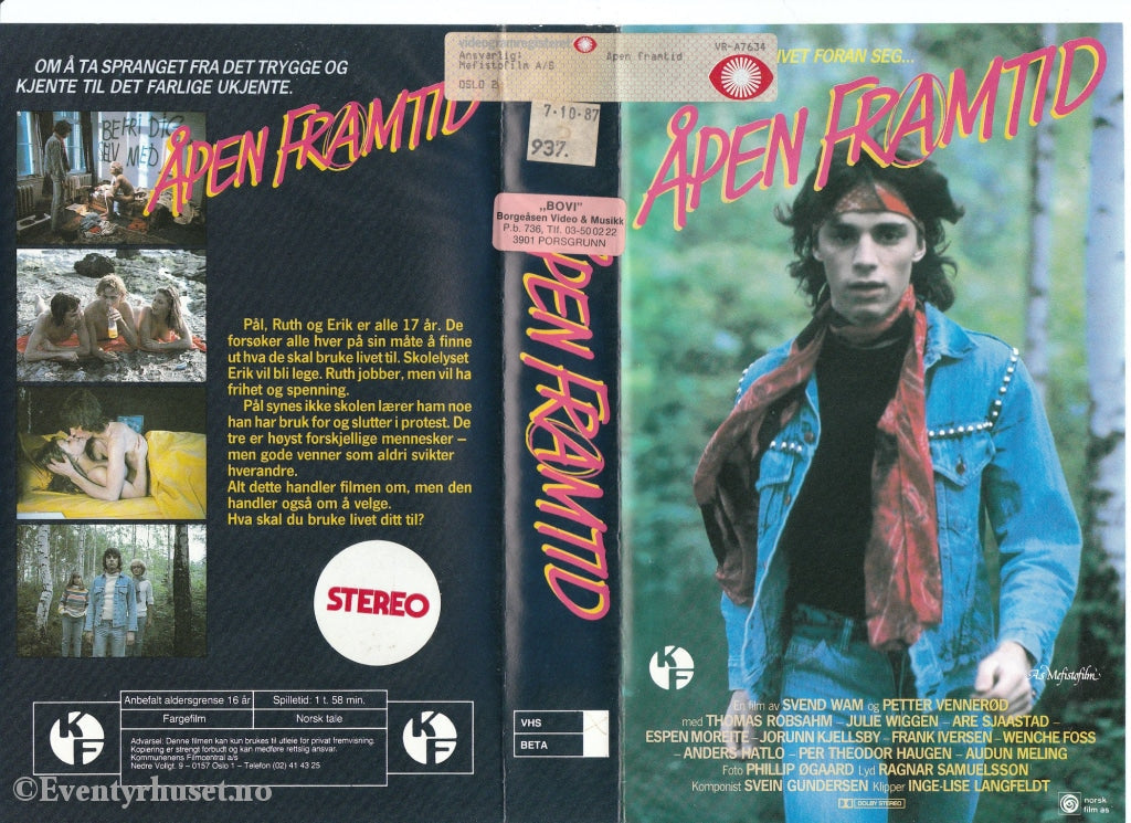 Download / Stream: Åpen Framtid. 1983. Vhs Big Box. Norwegian.