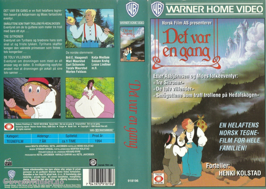 Download / Stream: Asbjørnsen & Moe - Det Var En Gang. 1994. Vhs. Norwegian. Vhs