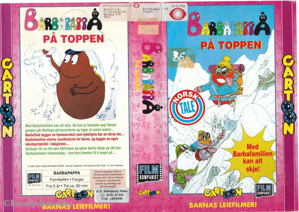 Download / Stream: Barbapappa På Toppen. 1990. Vhs Big Box. Norwegian Dubbing. Stream