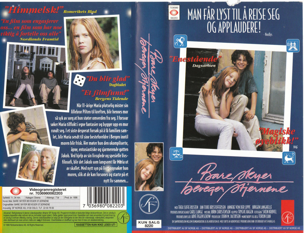 Download / Stream: Bare Skyer Beveger Stjernene. 1998. Vhs. Norwegian. Vhs