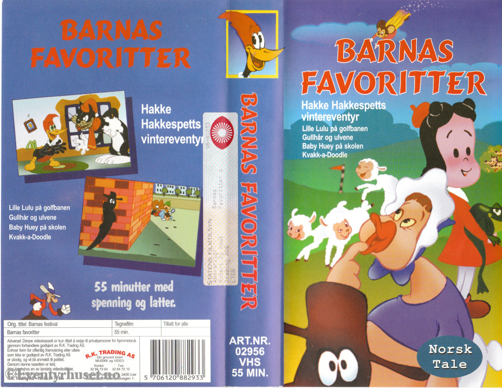 Download / Stream: Barnas favoritter. Vol. 6. VHS SB. Norwegian dubbing. VHS