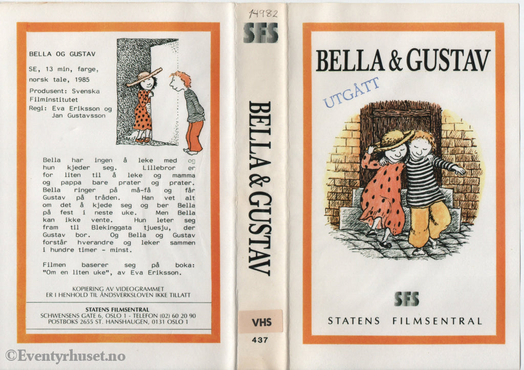 Download / Stream: Bella & Gustav. VHS Big Box. Norwegian dubbing. VHS