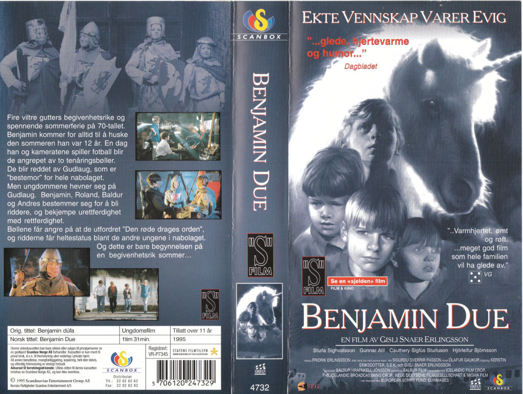 Download / Stream: Benjamin Due. 1995. VHS SB. Norwegian subtitles. VHS