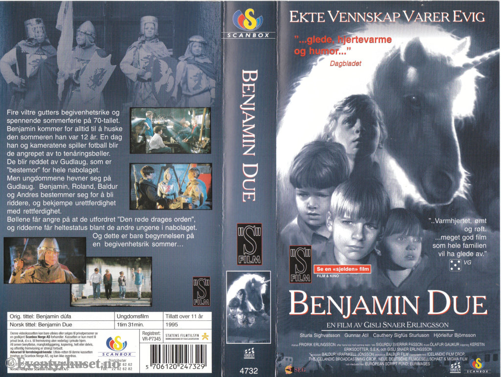 Download / Stream: Benjamin Due. 1995. VHS SB. Norwegian subtitles. VHS