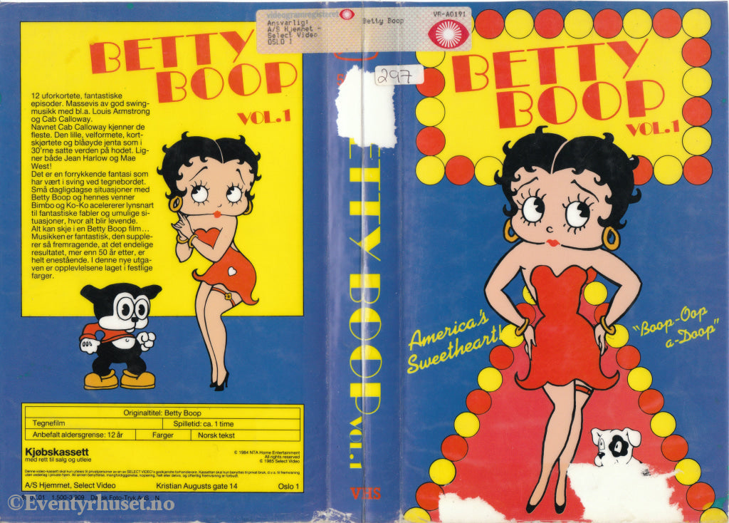 Download / Stream: Betty Boop. Vol. 1. 1984/85. Vhs Big Box. Norwegian Subtitles.