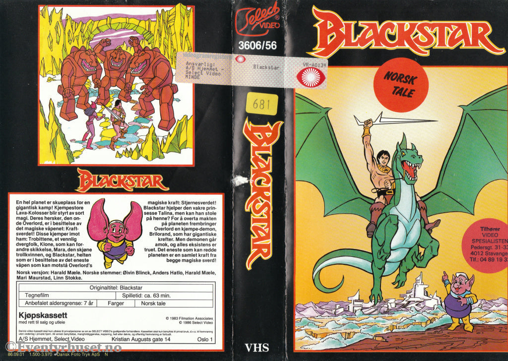 Download / Stream: Blackstar. 1983/86. Vhs Big Box. Norwegian Dubbing. Stream