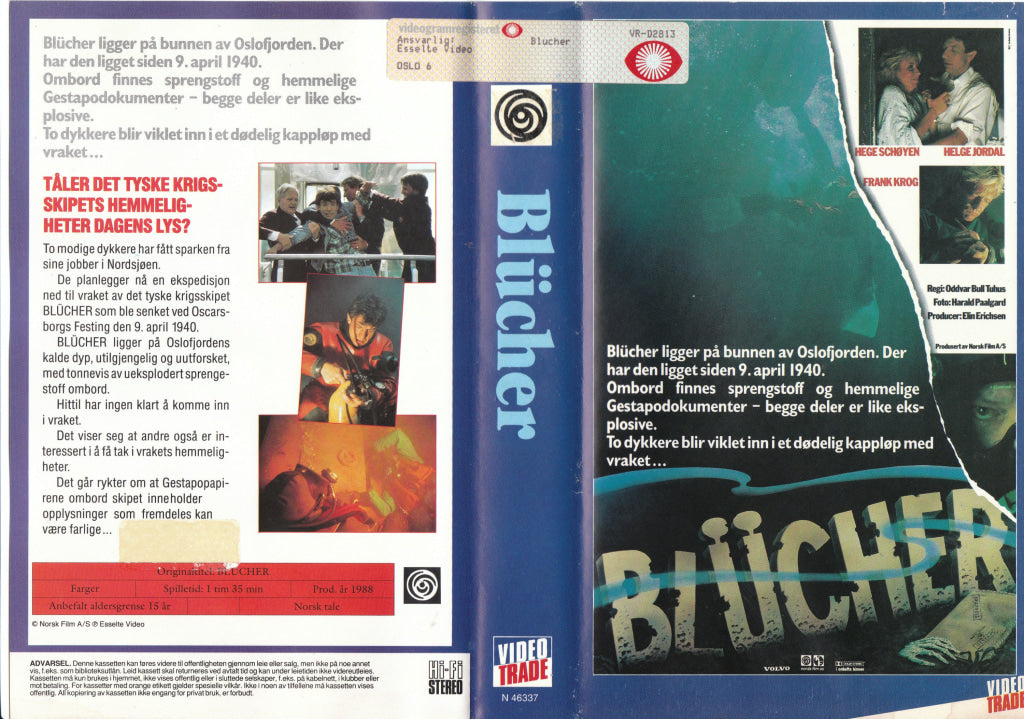 Download / Stream: Blücher. 1988. Vhs Big Box. Norwegian.
