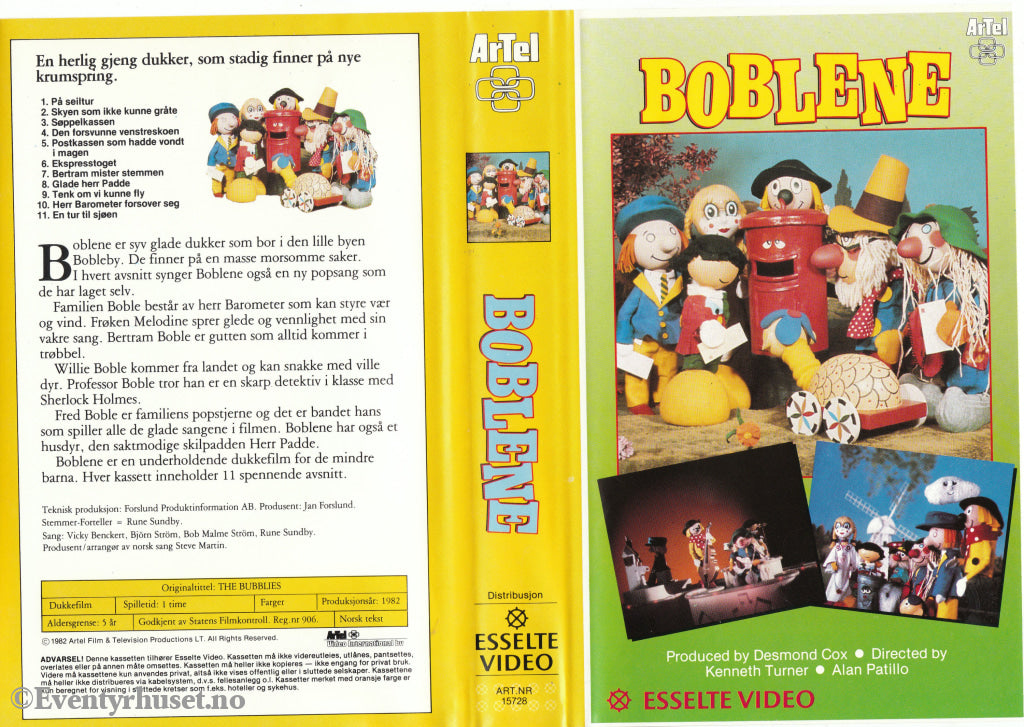 Download / Stream: Boblene. 1982. Vhs Big Box. Norwegian Subtitles.