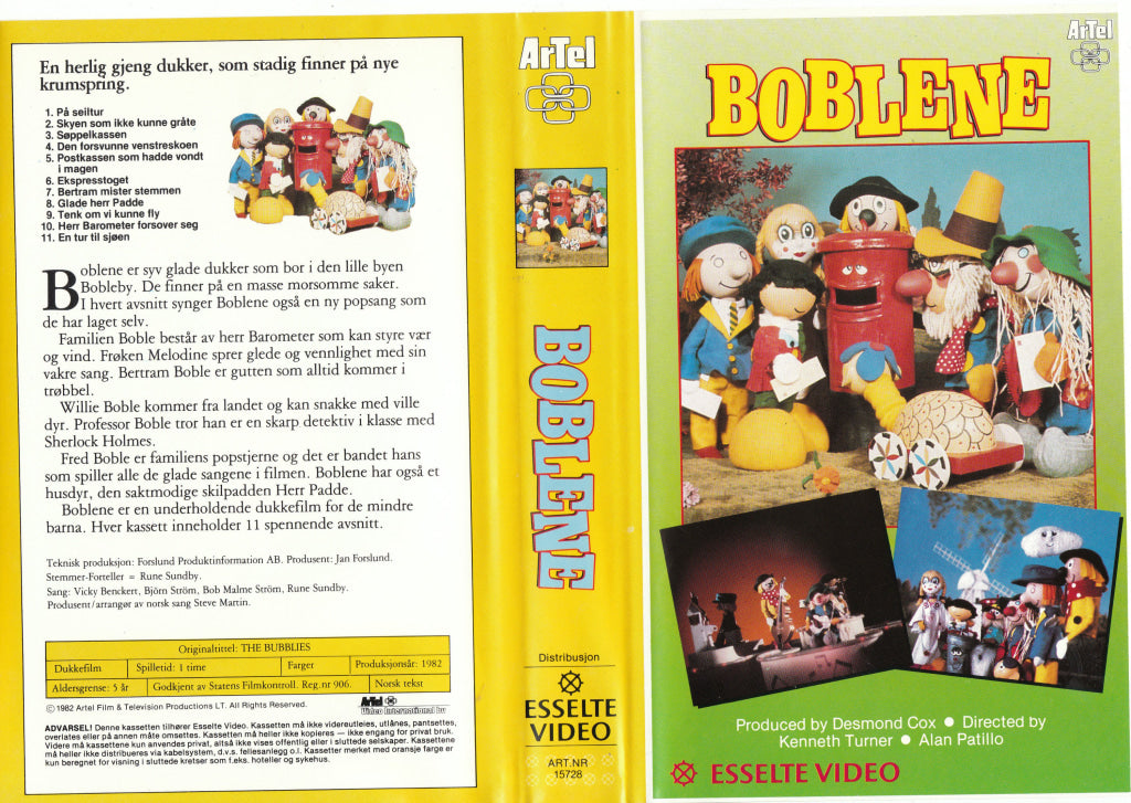 Download / Stream: Boblene. 1982. Vhs Big Box. Norwegian Subtitles.