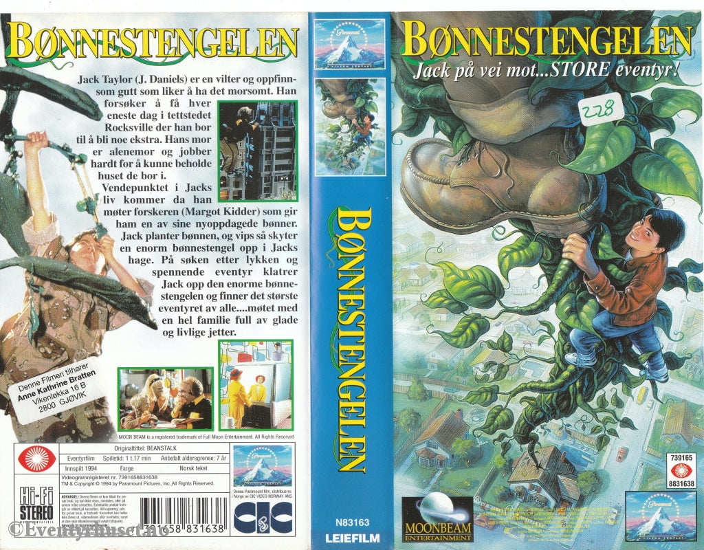 Download / Stream: Bønnestengelen. 1994. Vhs Norwegian Subtitles.