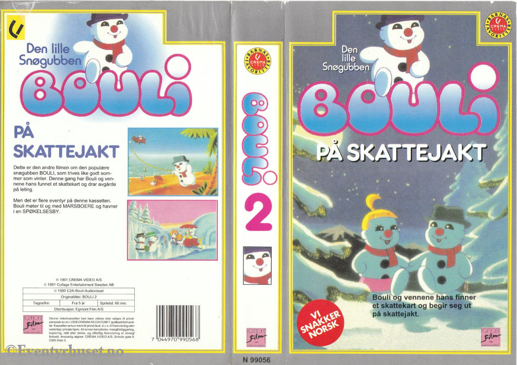 Download / Stream: Bouli På Skattejakt. 1990/91. Vhs Big Box. Norwegian Dubbing.
