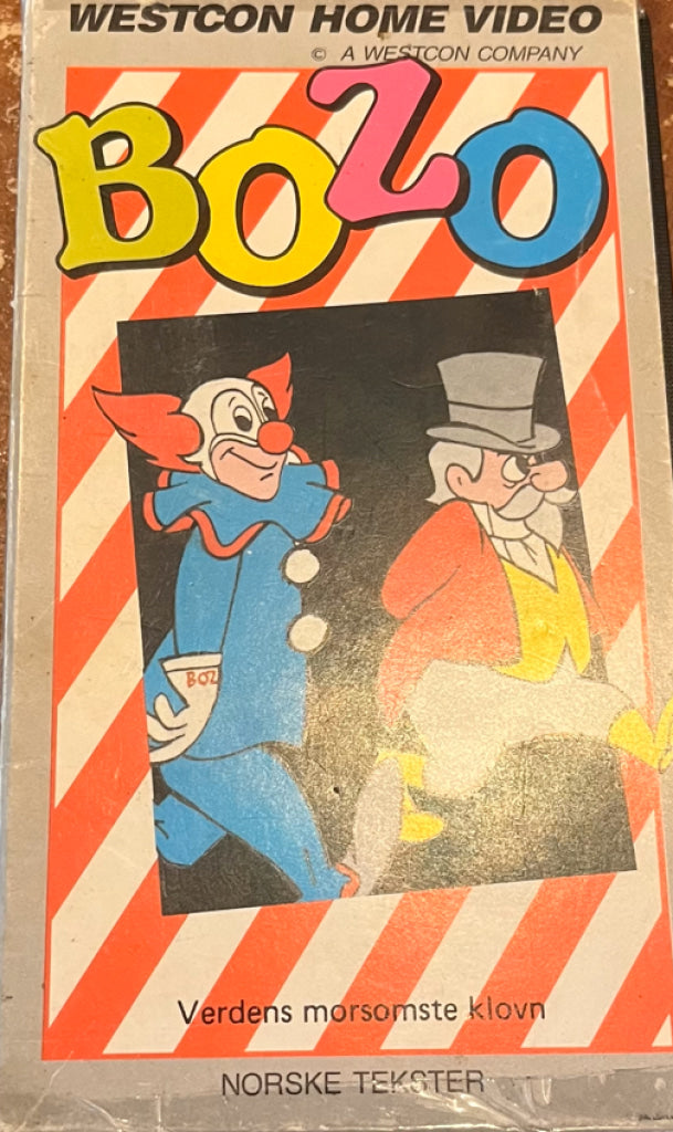 Download / Stream: Bozo. Vol. 1. VHS SB slipcase. Norwegian subtitles. VHS
