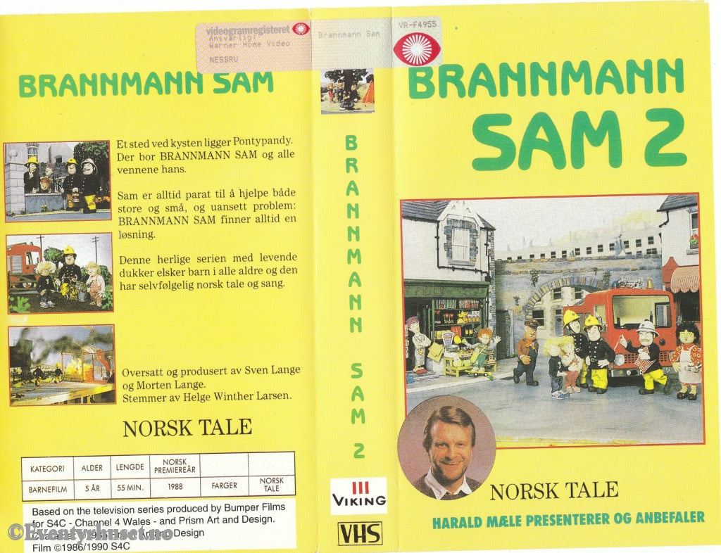 Download / Stream: Brannmann Sam. Vol. 2. 1988. Vhs. Norwegian Dubbing. Stream Vhs