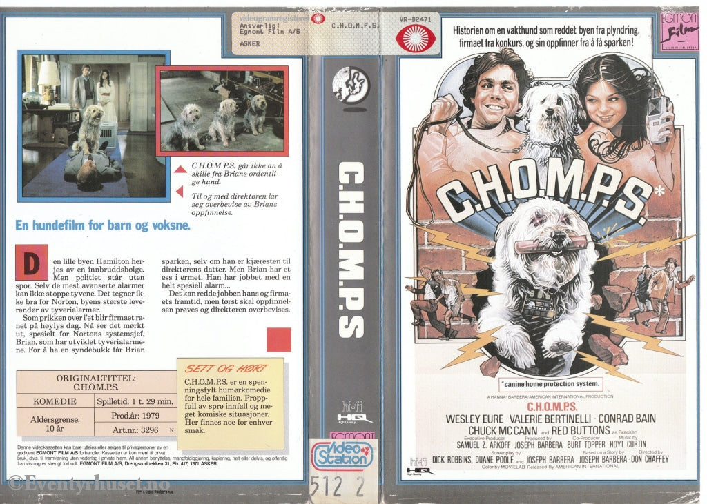Download / Stream: C. H. O. M. P. S. 1979. Vhs Big Box. Norwegian Subtitles.