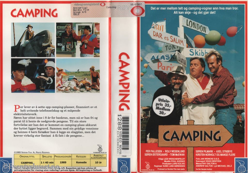 Download / Stream: Camping. 1989. Vhs Big Box. Norwegian.