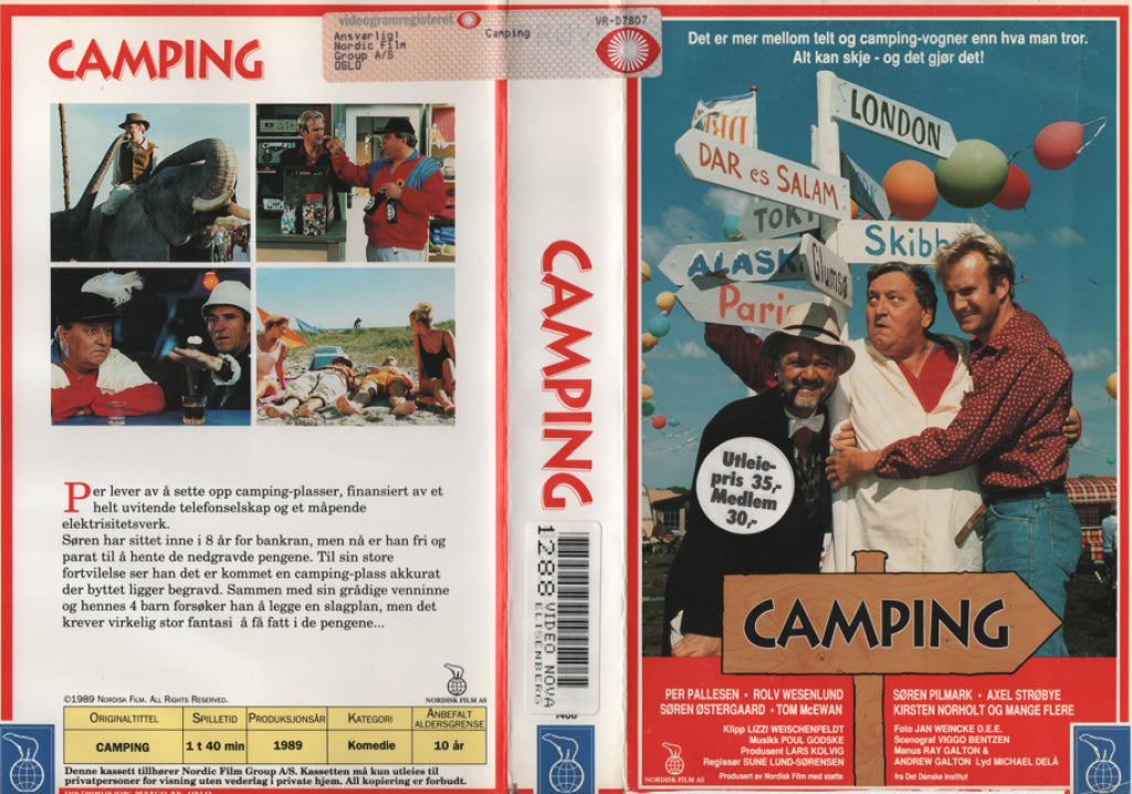 Download / Stream: Camping. 1989. Vhs Big Box. Norwegian.