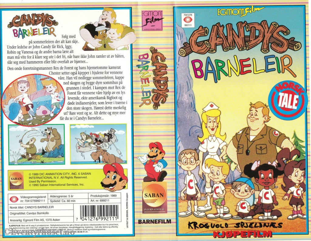 Download / Stream: Candys Barneleir (Camp Candy). 1989. Vhs Norwegian Dubbing.