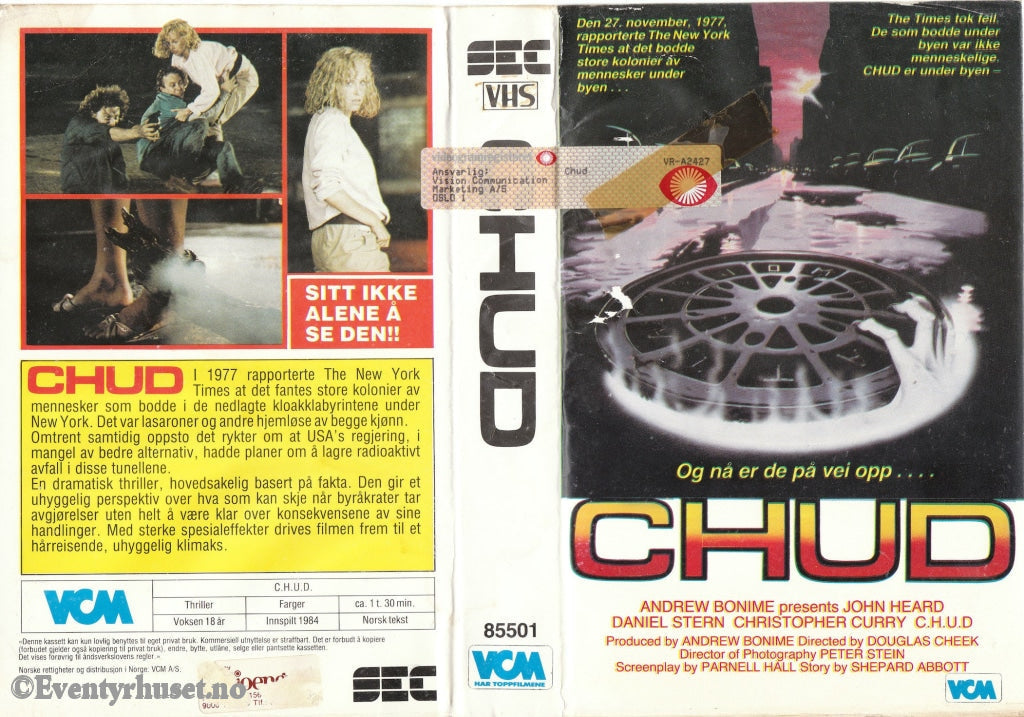 Download / Stream: Chud. 1984. Vhs Big Box. Norwegian Subtitles.