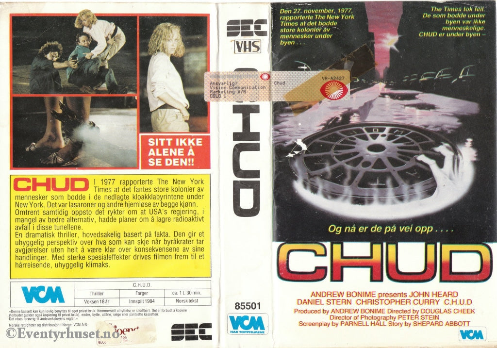 Download / Stream: Chud. 1984. Vhs Big Box. Norwegian Subtitles.
