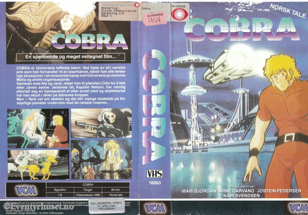 Download / Stream: Cobra. 1988. Vhs Big Box. Norwegian Dubbing.
