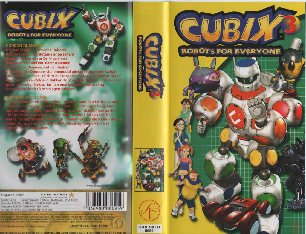 Download / Stream: Cubix. Vol. 3. 2001. VHS SB. Norwegian dubbing. VHS