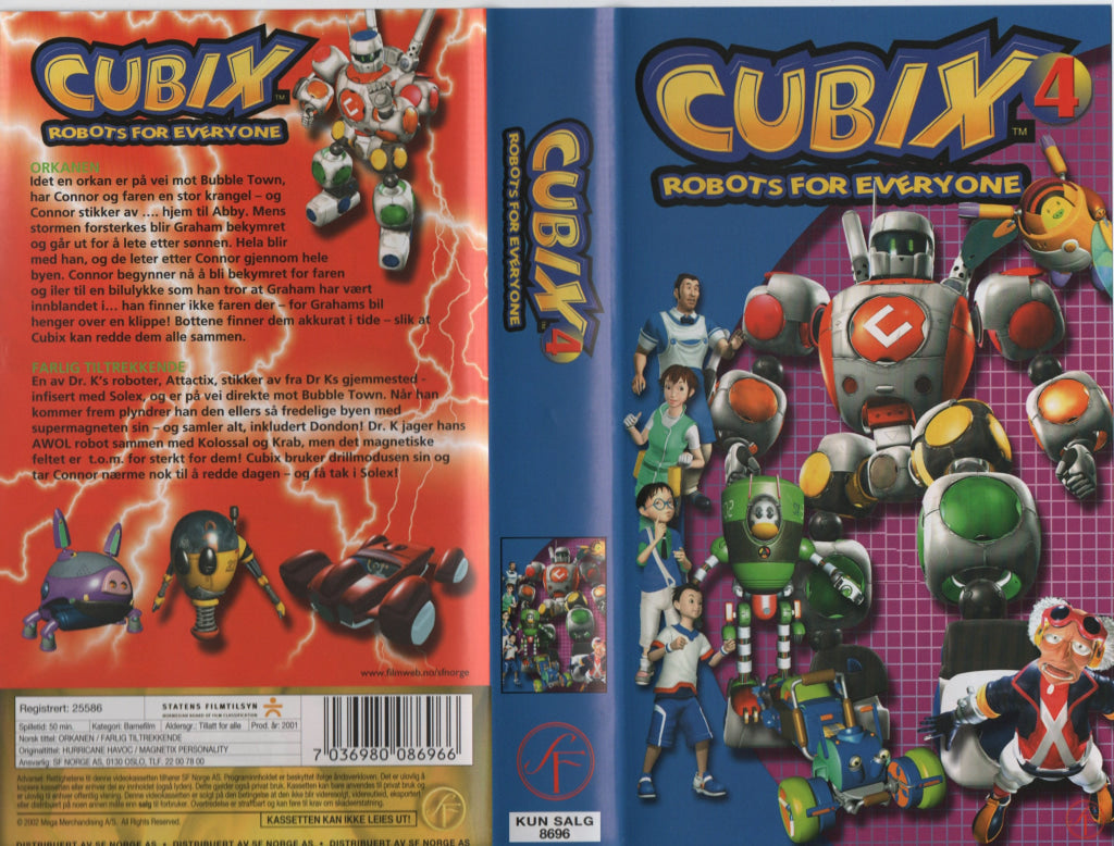 Download / Stream: Cubix. Vol. 4. 2001. VHS SB. Norwegian dubbing. VHS