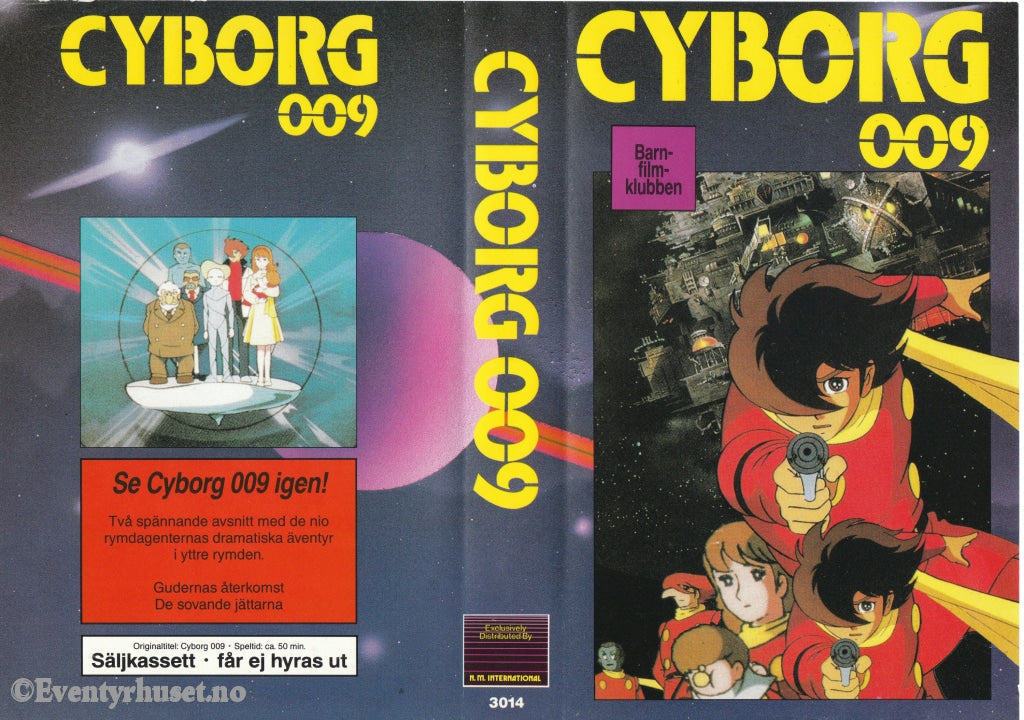 Download / Stream: Cyborg 009. Vhs Big Box. Swedish Dubbing.