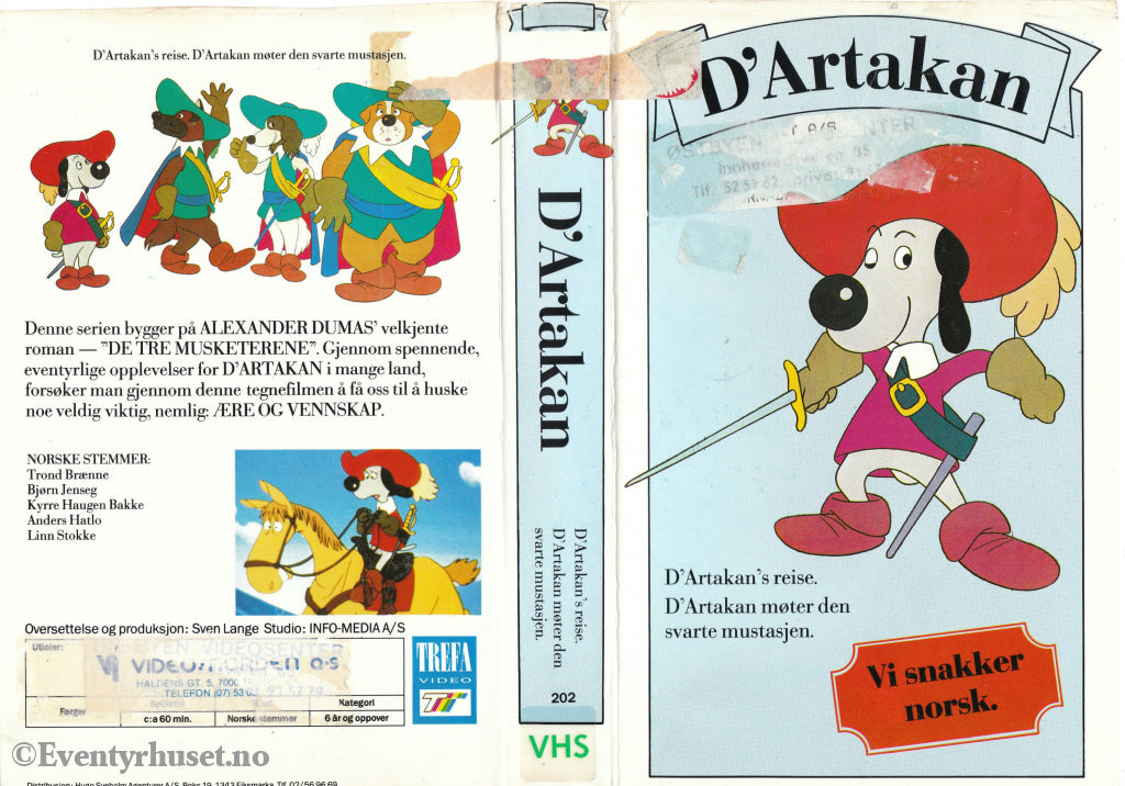 Download / Stream: D´artakan (Dogtanian And The Three Muskehounds). Vol. 1. Vhs Big Box. Norwegian
