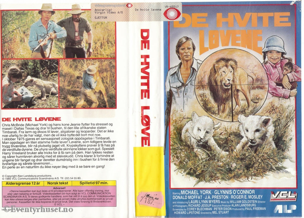 Download / Stream: De Hvite Løvene. 1985. Vhs Big Box. Norwegian Subtitles.