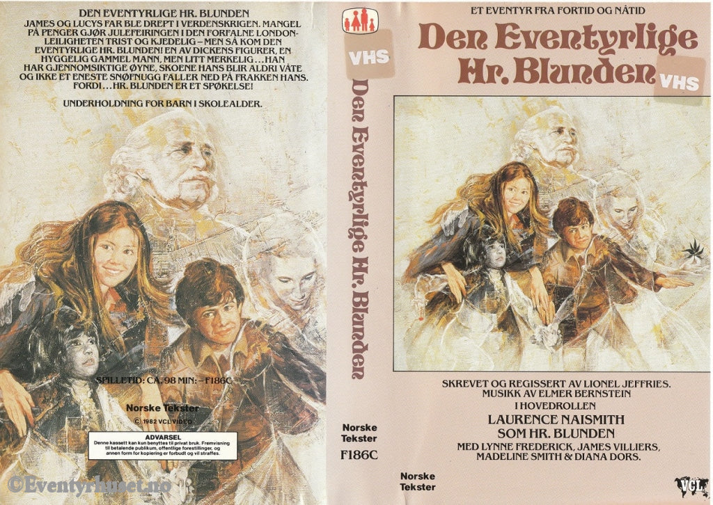 Download / Stream: Den Eventyrlige Hr. Blunden. 1982. Vhs Big Box. Norwegian Subtitles.