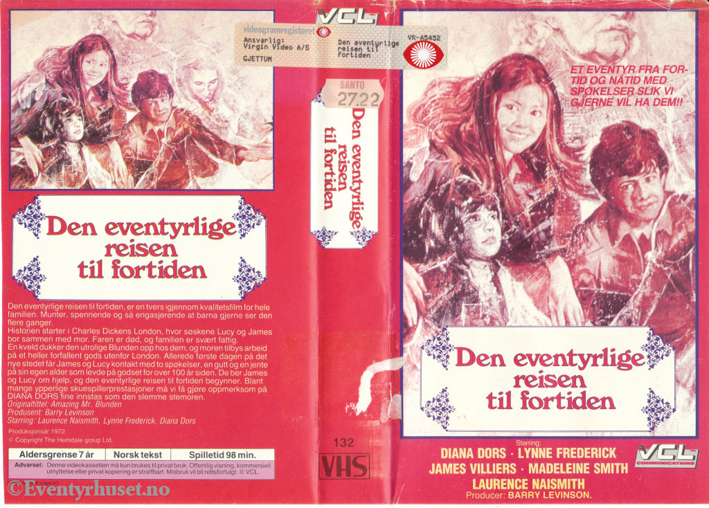 Download / Stream: Den Eventyrlige Reisen Til Fortiden. 1972. Vhs Big Box. Norwegian Subtitles.