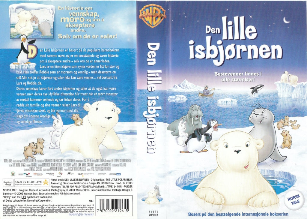 Download / Stream: Den Lille Isbjørnen. 2003. Vhs. Norwegian Dubbing. Vhs