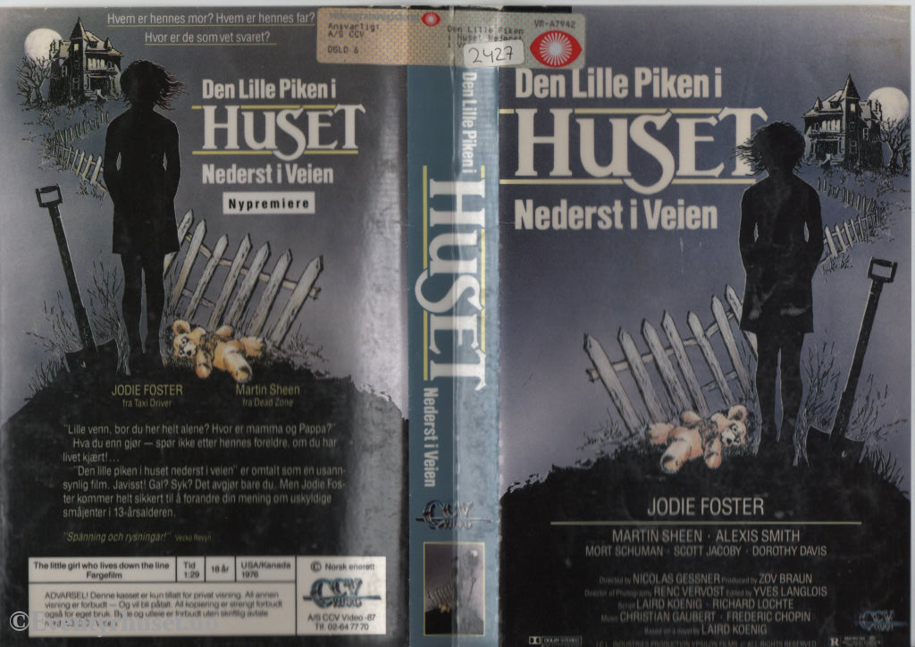 Download / Stream: Den lille piken i huset nederst i veien. 1976. VHS Big Box. Norwegian subtitles. VHS