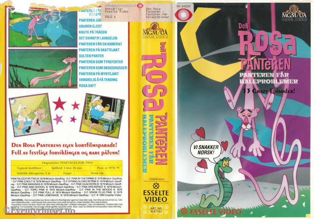 Download / Stream: Den Rosa Panteren Får Haleproblemer (Pink Panther - Pinktales For Two). 1978-79.