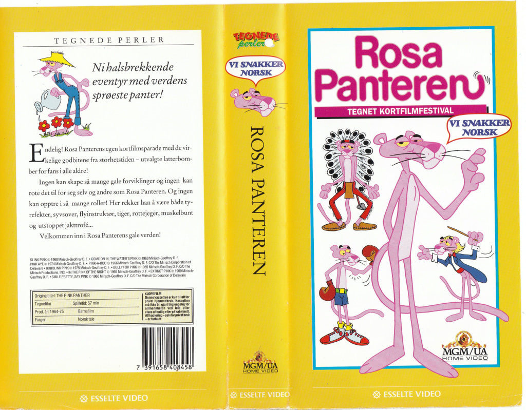 Download / Stream: Den rosa panteren. Vol. 1. 1964-75. VHS SB. Norwegian dubbing. VHS