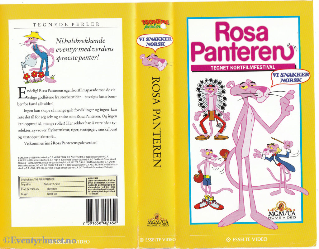 Download / Stream: Den rosa panteren. Vol. 1. 1964-75. VHS SB. Norwegian dubbing. VHS