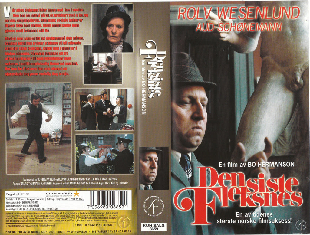 Download / Stream: Den siste Fleksnes. 1974. VHS SB. Norwegian. VHS