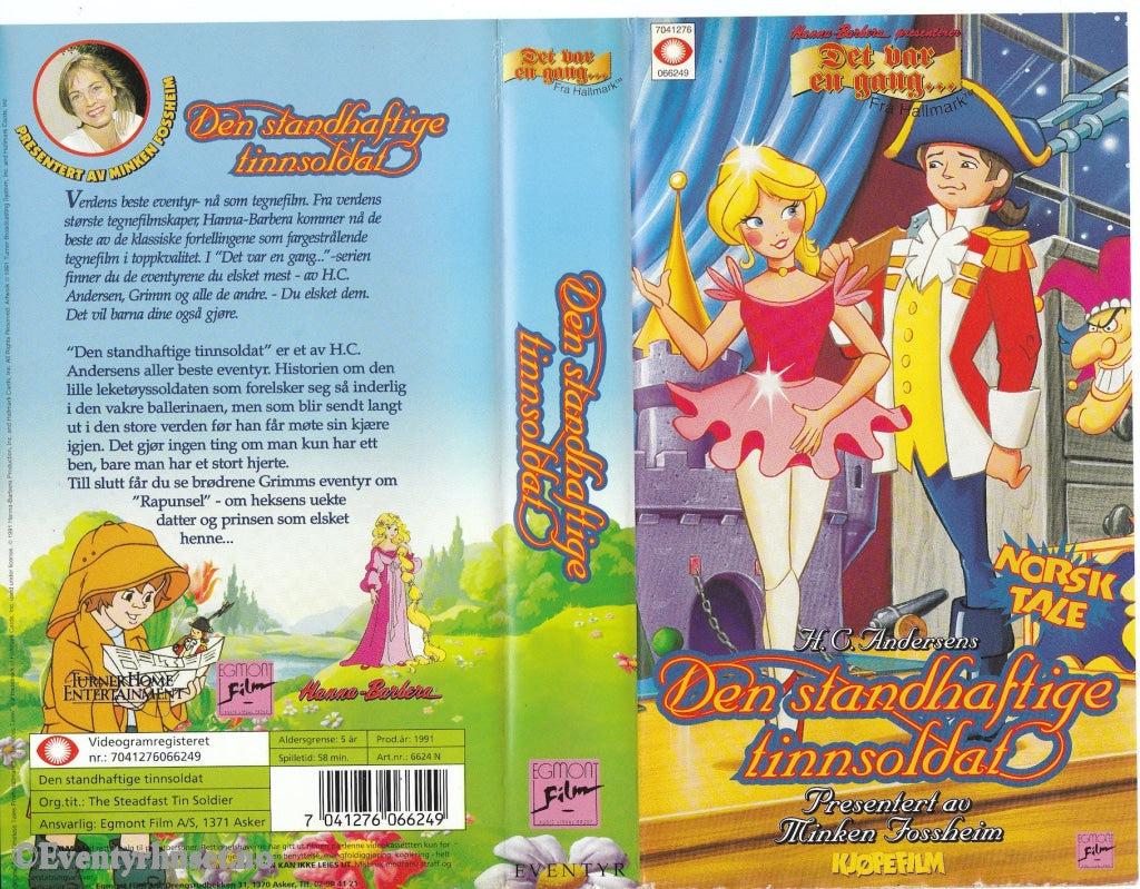 Download / Stream: Den Standhaftige Tinnsoldat. Presentert Av Minken Fossheim. 1991. Vhs. Norwegian