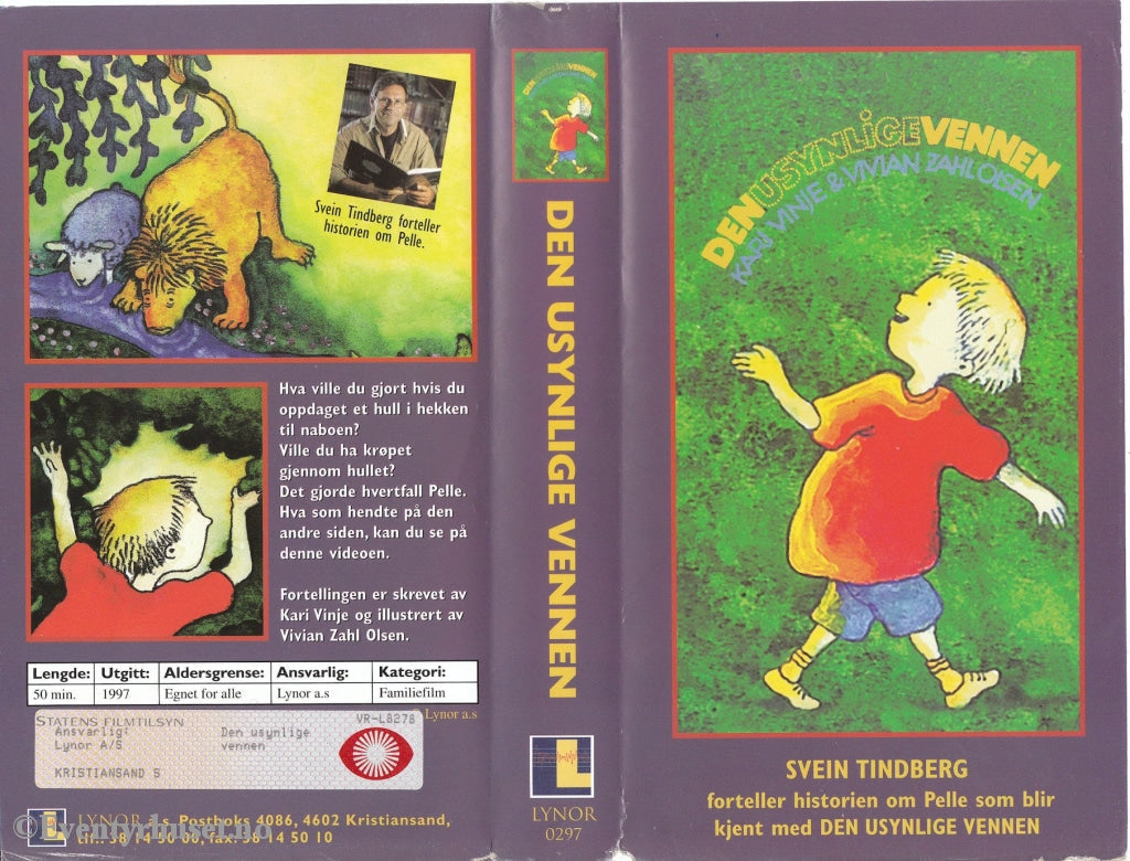 Download / Stream: Den Usynlige Vennen. 1997. Vhs. Norwegian Dubbing. Vhs