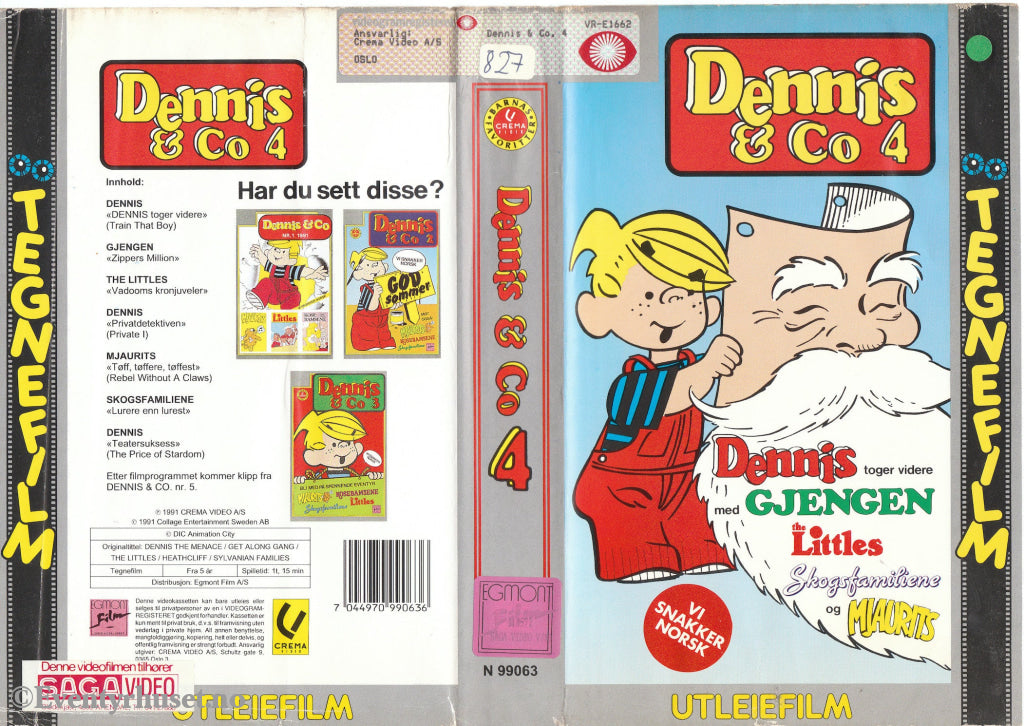 Download / Stream: Dennis & Co. Vol. 4. Med Episoder Fra Mjaurts The Littles Skogsfamiliene Og
