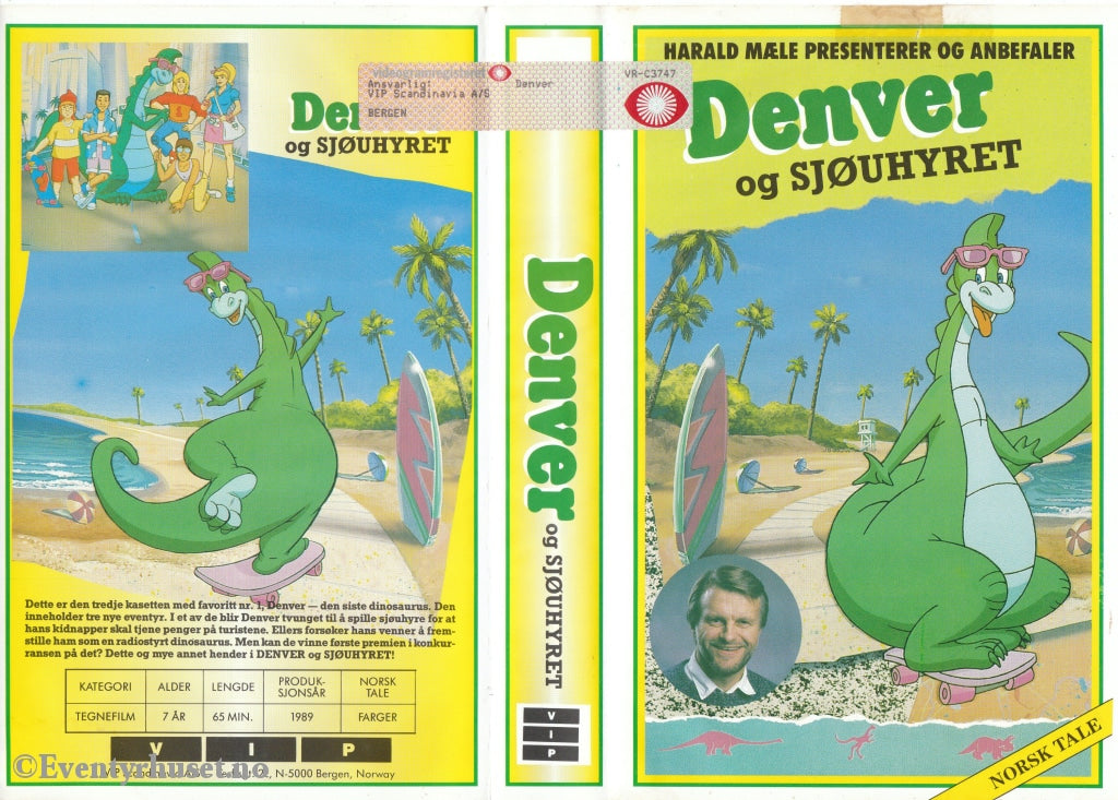 Download / Stream: Denver Og Sjøuhyret. 1989. Vhs Big Box. Norwegian Dubbing.