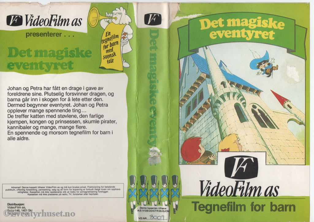 Download / Stream: Det magiske eventyret. VHS Big Box. Norwegian distribution Swedish dubbing. VHS