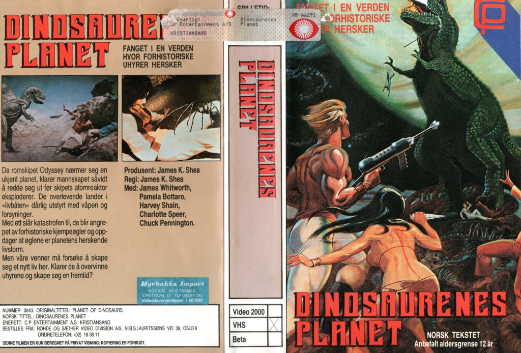 Download / Stream: Dinosaurenes Planet. Vhs Big Box. Norwegian Subtitles.