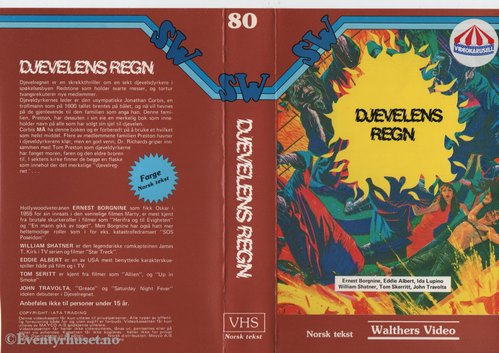 Download / Stream: Djevelens regn. VHS Big Box. Norwegian subtitles. VHS