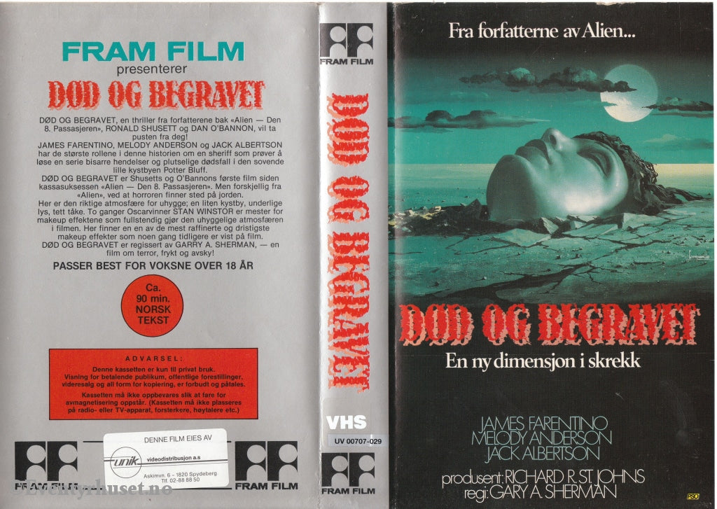 Download / Stream: Død Og Begravet. Vhs Big Box. Norwegian Subtitles.