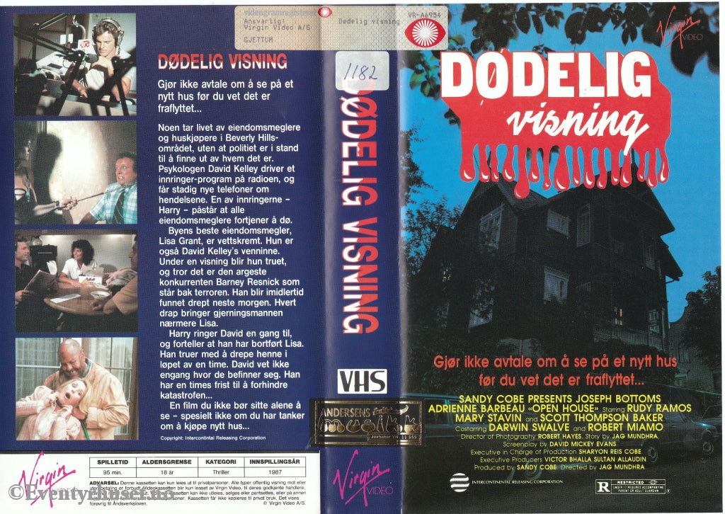 Download / Stream: Dødelig Visning. 1987. Vhs Big Box. Norwegian Subtitles.